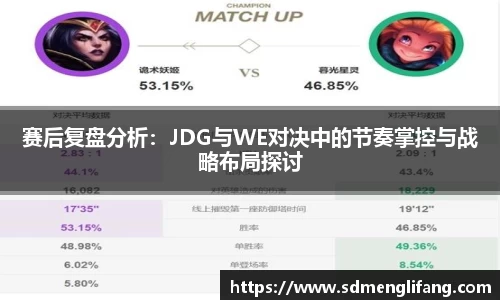 赛后复盘分析：JDG与WE对决中的节奏掌控与战略布局探讨